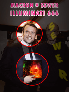 Emmanuel Macron = Sataniste SEWER ?